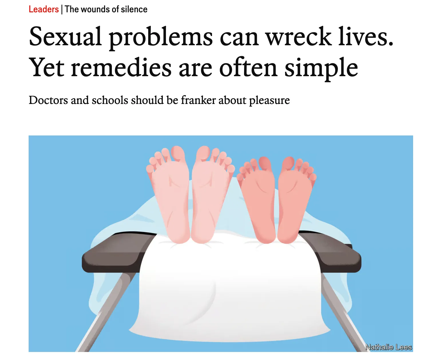 Skärmbild av en artikel i The Economist